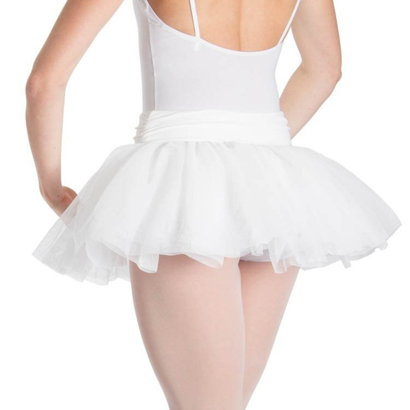 Women's Bloch Tutu Skirts White | LUSSX59050