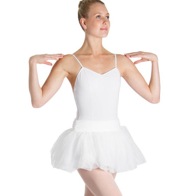 Women's Bloch Tutu Skirts White | LUSSX59050