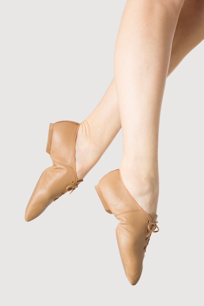 Women's Bloch Ultraflex Jazz Tan | USXMI67784