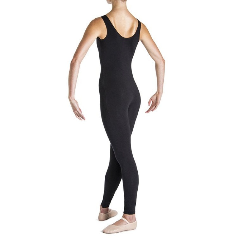 Women's Bloch Utano Scoop Neck Unitards Black | SUSVO24503