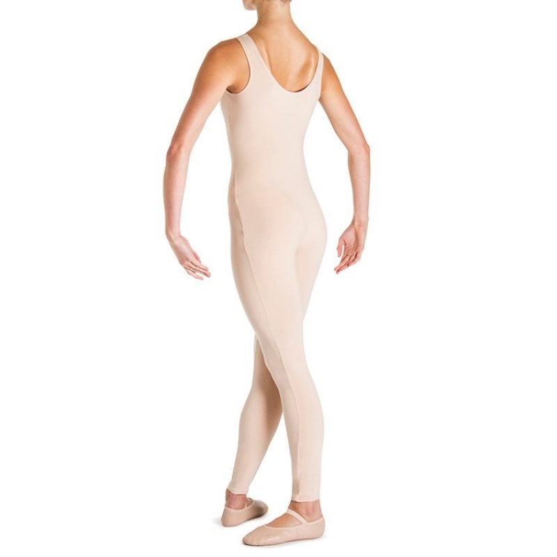 Women's Bloch Utano Scoop Neck Unitards Wheat | PUSER25336